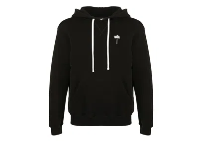 Pre-owned Palm Angels Men's  Pxp Hoodie In Black/white