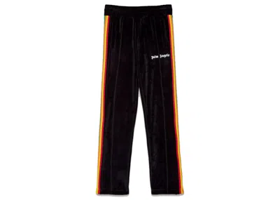 Pre-owned Palm Angels Men's  Rainbow Track Pants In Black