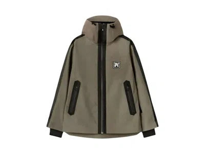 Pre-owned Palm Angels Men's  Reflective Ski Jacket In Green