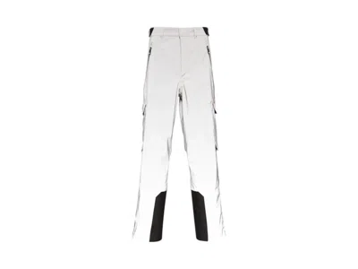 Pre-owned Palm Angels Men's  Reflective Ski Pant In Silver