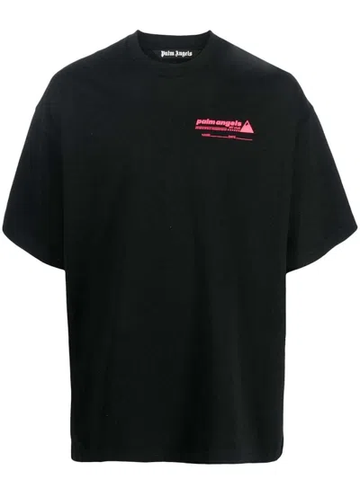 Pre-owned Palm Angels Men's  Ski Club T-shirt In Black