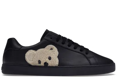 Pre-owned Palm Angels Men's  Teddy Bear Sneakers In Black/beige