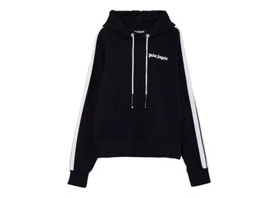 Pre-owned Palm Angels Men's  Track Hoodie In Black/white