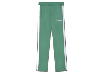 Pre-owned Palm Angels Men's  Track Pants In Green/white