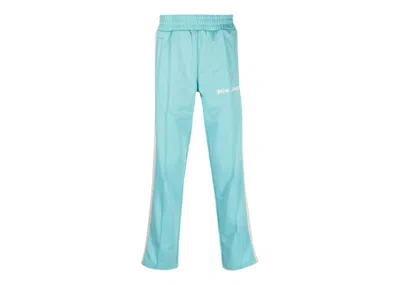 Pre-owned Palm Angels Men's  Track Pants In Light Blue/off/white In Multi
