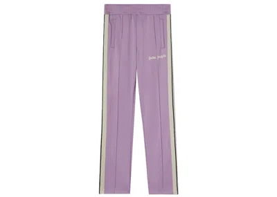 Pre-owned Palm Angels Men's  Track Pants In Lilac/off/white
