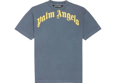 Pre-owned Palm Angels Men's  Vintage T-shirt In Navy Blue