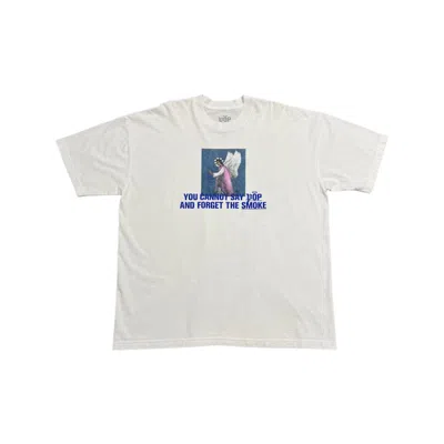 Pre-owned Palm Angels Men's  X Pop Smoke T-shirt In White