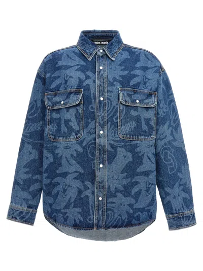 Palm Angels Men 'palmity Allover Laser' Jacket