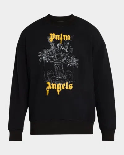 Palm Angels Black Palms Pencil Sweatshirt