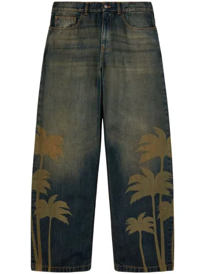 Palm Angels Men Pamls Laser Jeans