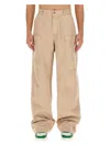 Palm Angels Men's Parachute Pants | Size 48 | Pmcf025 In Multicolour