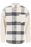 Palm Angels Overshirt Check In White