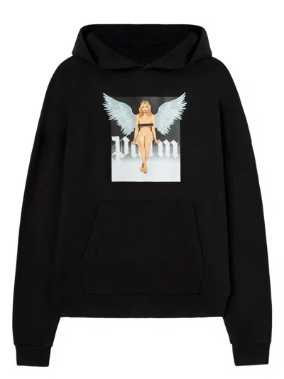PALM ANGELS MEN'S PRINTED HOODIE