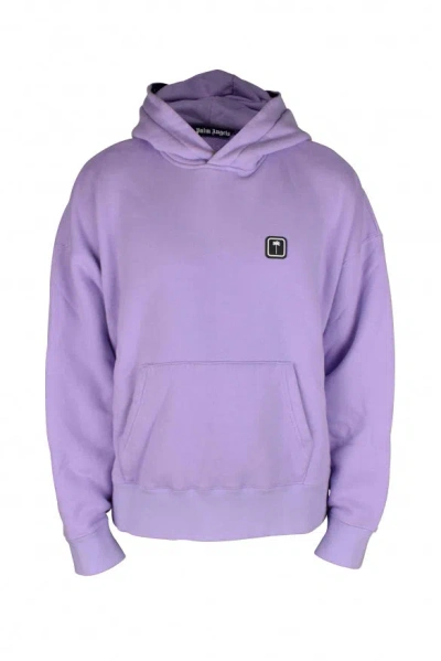 Palm Angels Men Sweatshirt In Purple