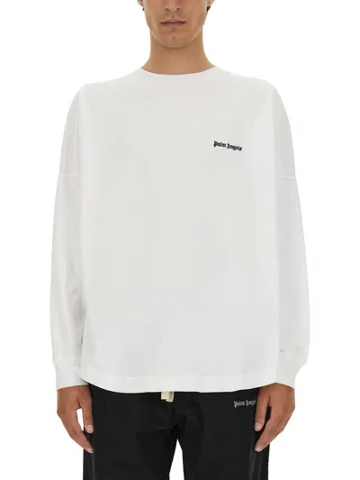 Palm Angels Men Sweatshirt With Logo In Multicolour