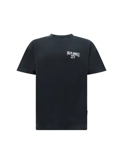 Palm Angels T-shirt City Washed In Multicolor