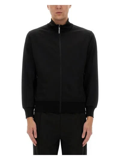PALM ANGELS MEN'S TRACK SWEATSHIRT WITH LOGO