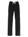 Palm Angels Men's Wool Blend Trousers In Black