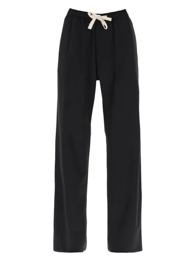 PALM ANGELS MEN'S WOOL BLEND TROUSERS