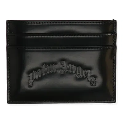 Palm Angels Mens Black Cardholder