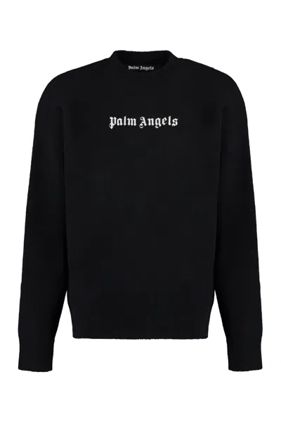Palm Angels Sweaters In Black