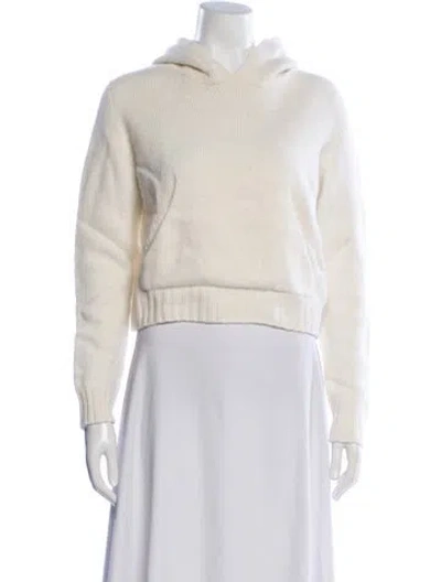 Pre-owned Palm Angels Merino Wool Crew Neck Sweater In Neutral