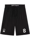 Palm Angels Palm Sport Bermuda In Black