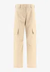 Palm Angels Metal Frame Cargo Pants