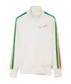 Palm Angels Miami Side-stripe Track Jacket In White