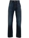 Palm Angels `midnight Monogram` 5-pocket Jeans In Blue