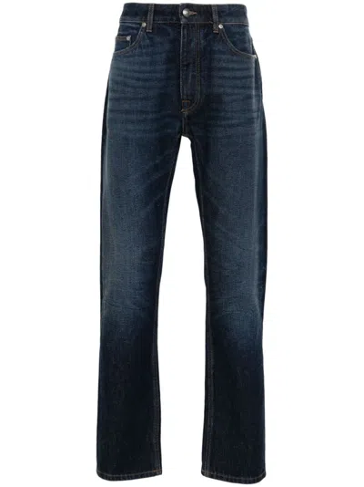 PALM ANGELS `MIDNIGHT MONOGRAM` 5-POCKET JEANS