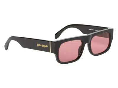 Pre-owned Palm Angels Midway Sunglasses In Black Peach Orange Midway (peri085f24pla0011021)
