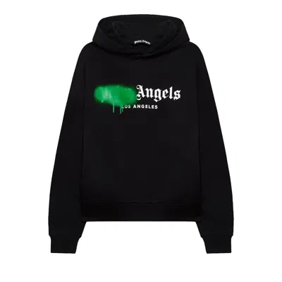 Pre-owned Palm Angels Milano Sprayed Hoodie 'black' | Men's Size Xs
