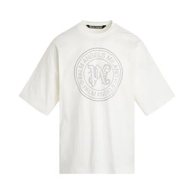 PALM ANGELS MEN'S MILANO STUD LOOSE FIT T-SHIRT