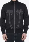 Palm Angels Milano Track Jacket In Black