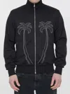 Palm Angels Milano Track Jacket In Black
