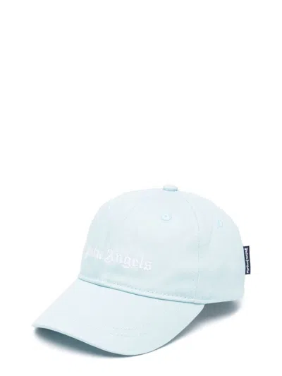 Palm Angels Mini Baseball Cap For Kids In Blue