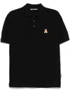 Palm Angels Bear In Mind Polo Shirt In Black