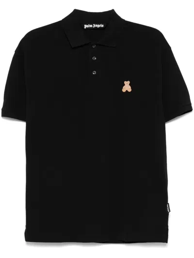 PALM ANGELS MINI BEAR IN MIND POLO SHIRT