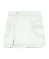 Palm Angels Mini Buttons Skirt In Blue