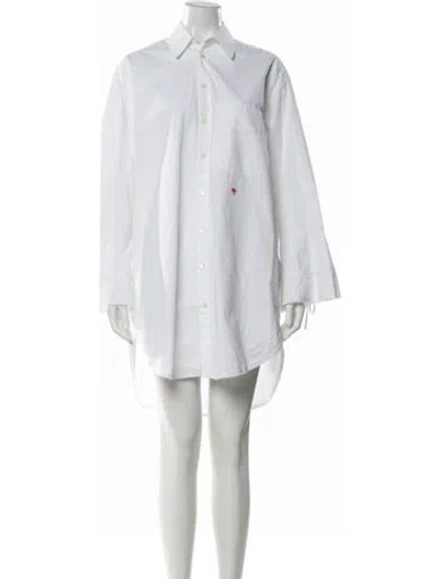 Pre-owned Palm Angels Mini Dress In White