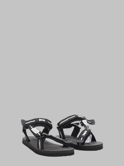 Palm Angels Mini Kids' Stylish Sandals In Black