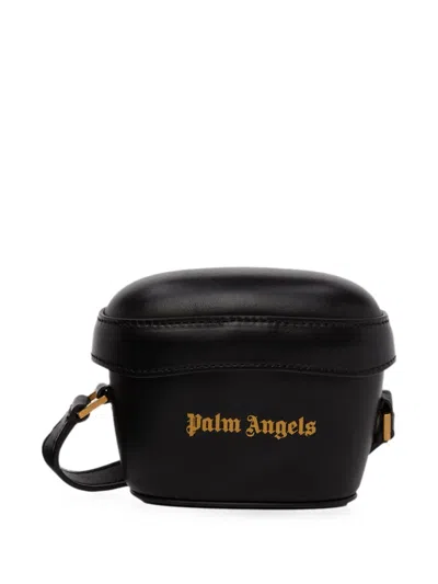 Palm Angels Mini Padlock Crossbody Bag In Black