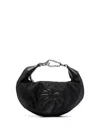 Palm Angels Mini Palm Hobo Bag In Black