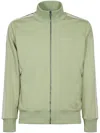 Palm Angels Modern High Collar Jacket In Green