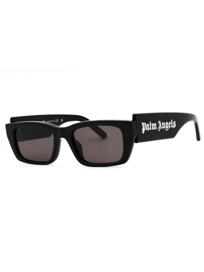 Palm Angels Modern Rectangular Unisex Sunglasses In Black