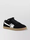 Palm Angels Venice Leather Low-top Sneakers In Black
