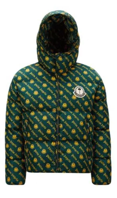 Pre-owned Palm Angels Moncler  Thompson Total Pattern Logo Down Jacket Mens Sz 2 Brand