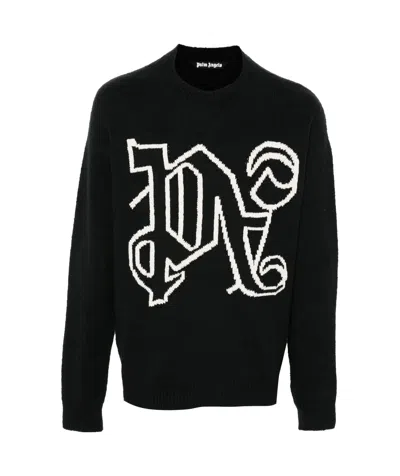PALM ANGELS MONOCHROME SWEATER